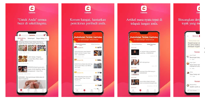 Cashzine-Aplikasi Buat Duit Percuma 